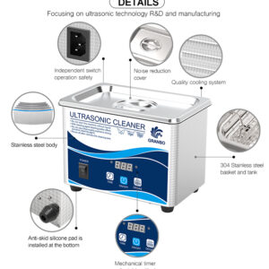 jewelry/glasses/tooth/spare parts/ home portable intelligent ultrasonic cleaner