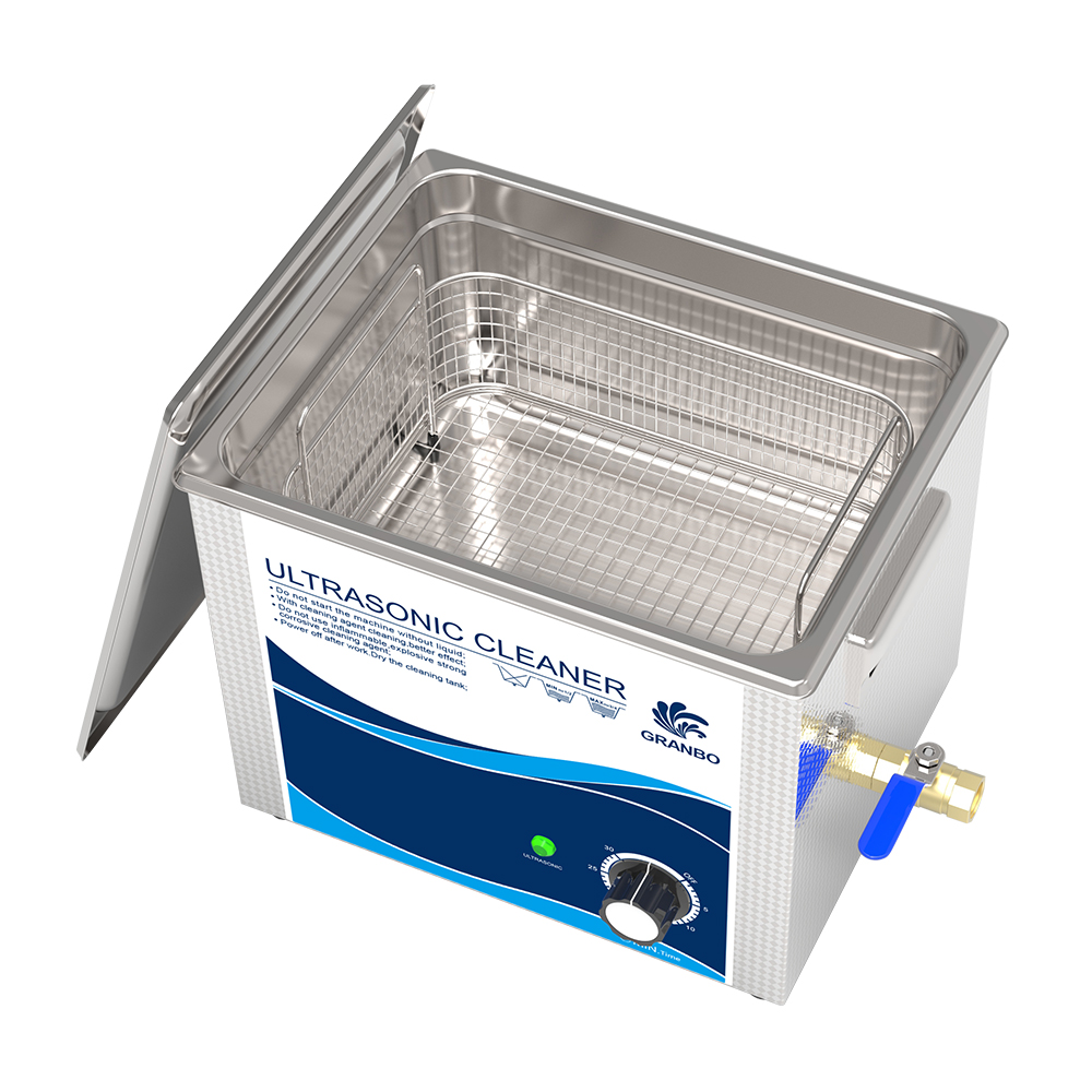 fast dispatch ultrasonic cleaner 10 liter soak tank 240w piezoceramic transducer washer for laboratory