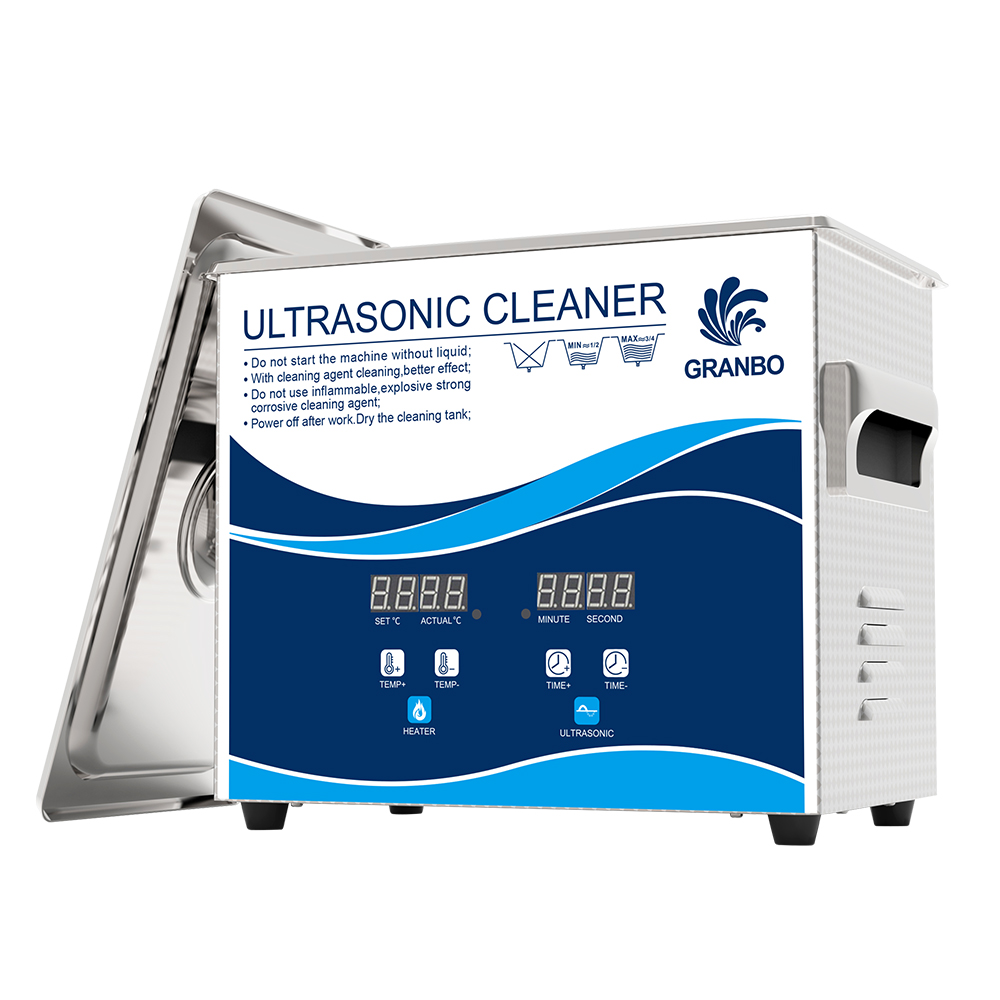 small industrial parts ultrasonic cleaner 3.2l 180w degassing digital model