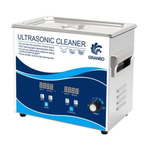 manual setting led display ultrasonic cleaner 40k with free basket for jewelry dental