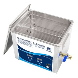 power adjustable timer cleaning digital stainless steel contact lens ultrasonic cleaner