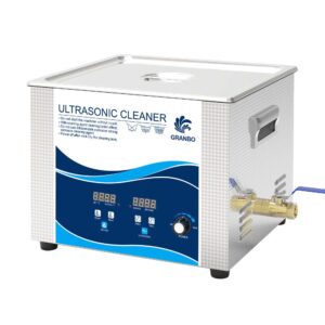 ultrasonic cleaner with drainage double core power for medical denture /jewelry