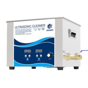 ultrasonic cleaner with drainage double core power for medical denture /jewelry