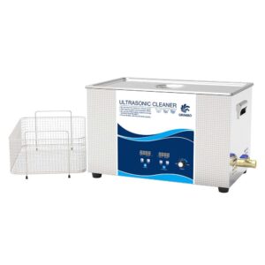 dual core immersible sink ultrasonic cleaner machine for jewelry/injector 40khz