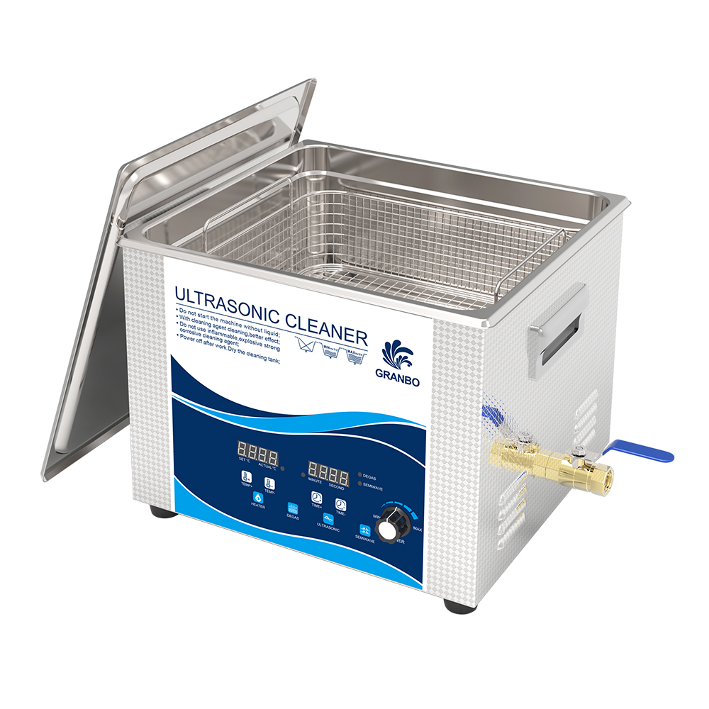 ultrasonic cleaner with drainage for medical denture /jewelry