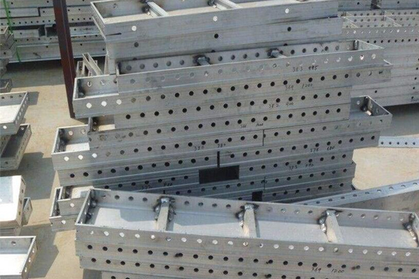 Architectural aluminum formwork