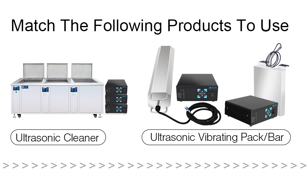 Variable frequency ultrasonic cleaning generator with adjustable ultrasonic power