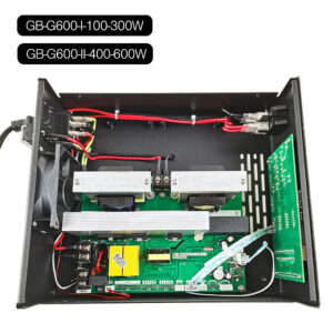 Variable frequency ultrasonic cleaning generator with adjustable ultrasonic power