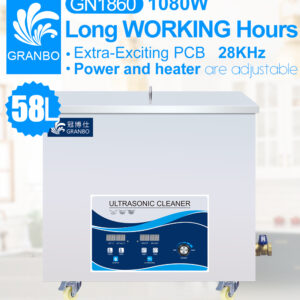 58L Ultrasonic Cleaner Industrial Machine Car Lab Engine Instrument Metal Material Oil Rust Carbon Degrease Removal