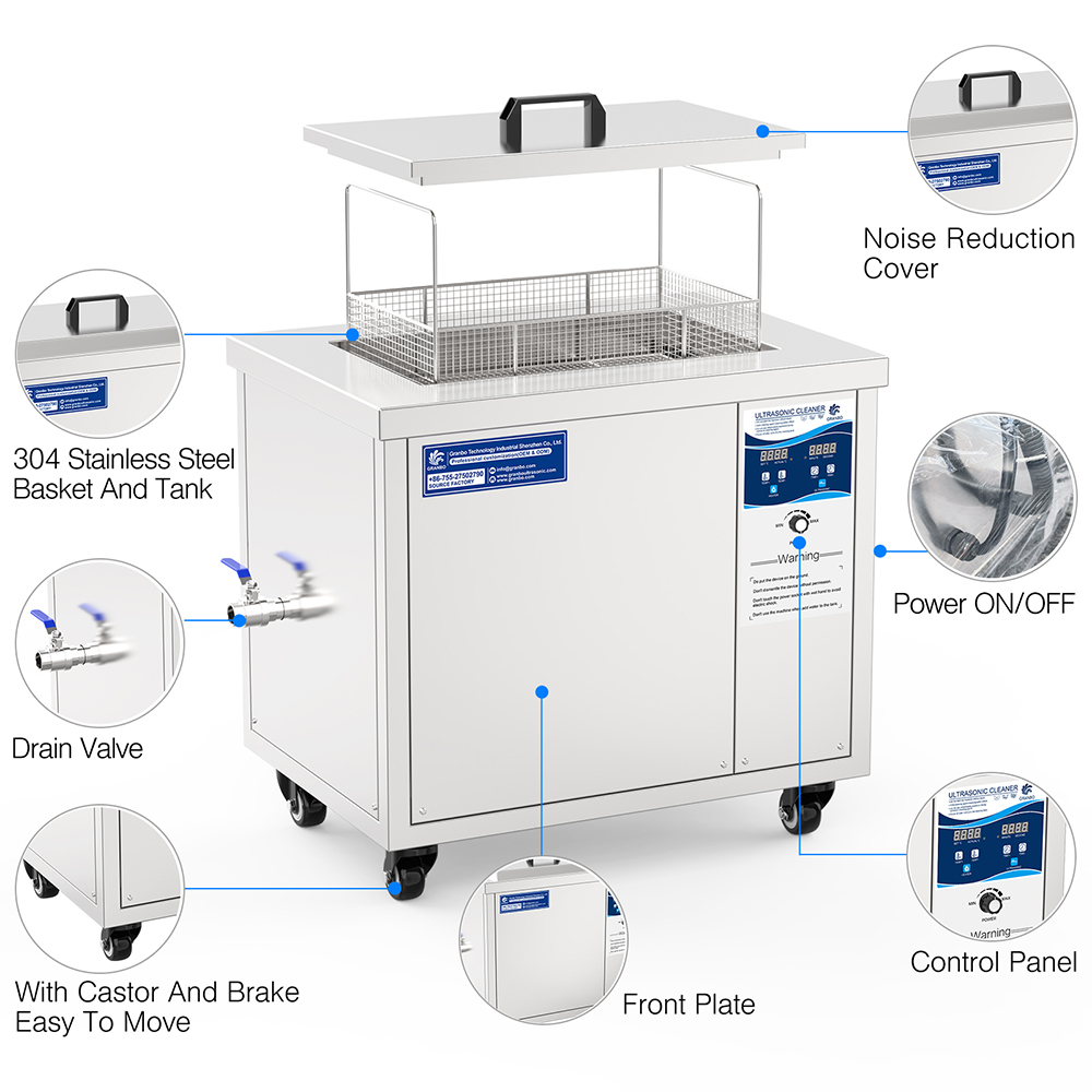45l Industrial Single-slot Ultrasonic Cleaner Cleaning Hardware