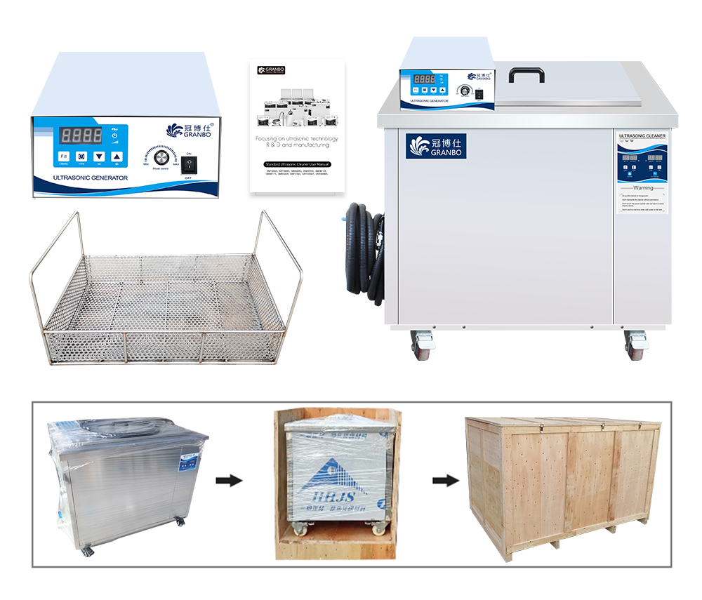 135L Oil and Rust Removal Industrial Ultrasonic Cleaner with Filter System Power Adjustable