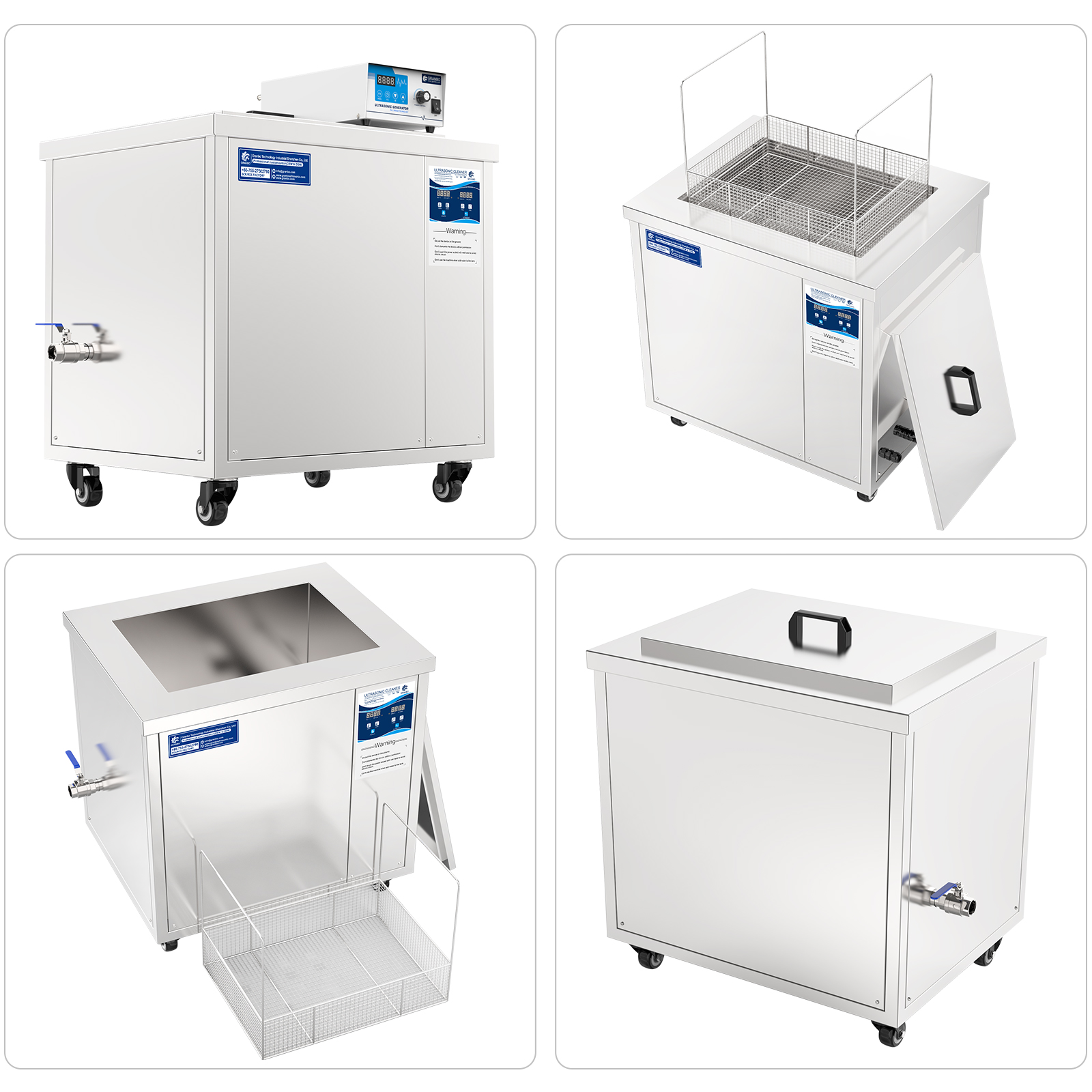 88l Single Tank Industrial Ultrasonic Cleaner Cleaning Engine Block