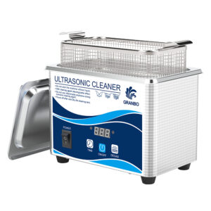 Portable Digital Mini Ultrasonic Cleaner With Basket For Jewellery/ Dental/ Lens/ Glasses