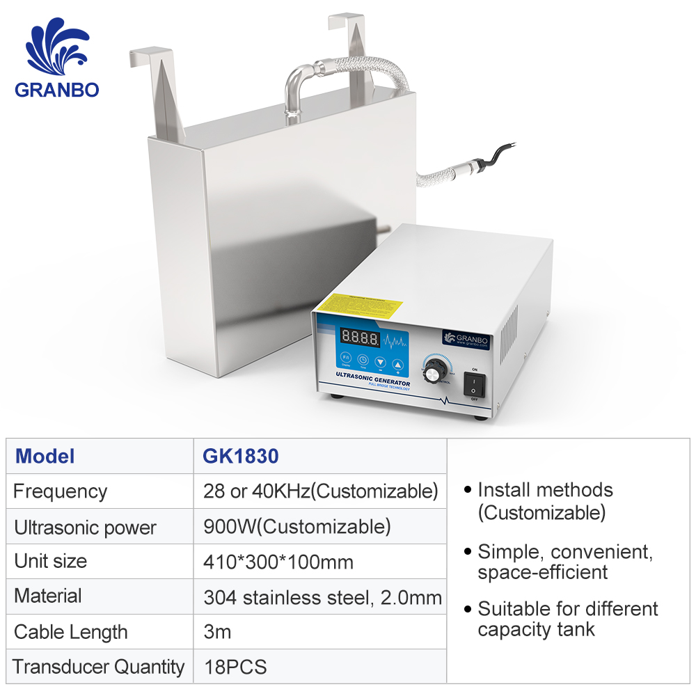 0-900w 40khz Ultrasonic Transducer Immersion Ultrasonic Transducer Plate Manufacturer