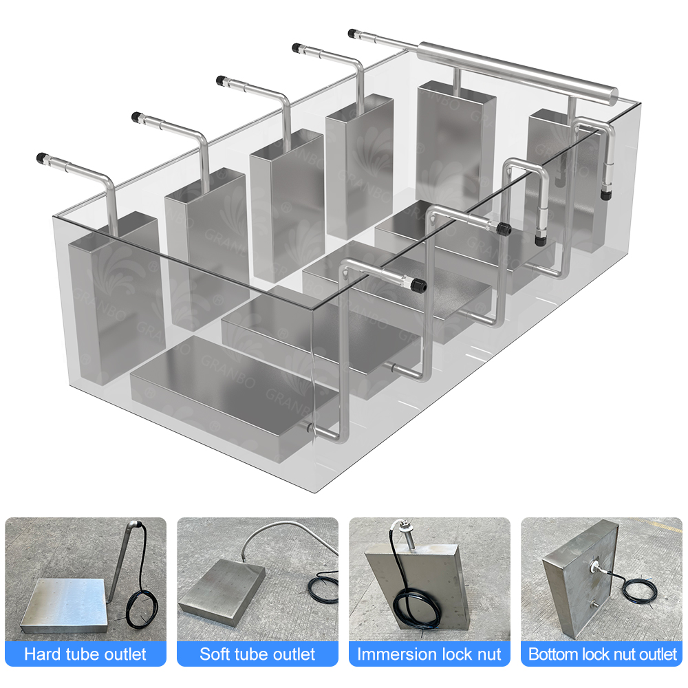 1200w Bottom Mount Ultrasonic Transducer with Cable High-quality Ultrasonic Transducer Manufacturer
