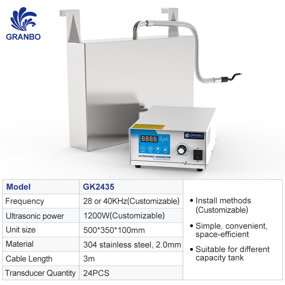 1200w Bottom Mount Ultrasonic Transducer with Cable High-quality Ultrasonic Transducer Manufacturer