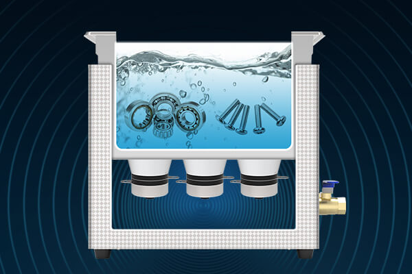 Ultrasonic cleaning machine working principle demonstration diagram