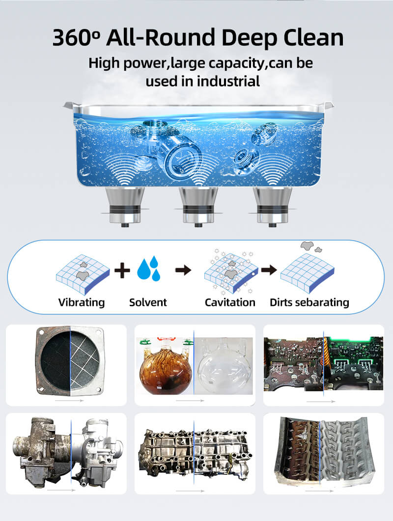 Granbo GL 28/40kHz Dual-Frequency Ultrasonic Cleaner
